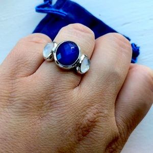 Judith Jack blue lapis ring